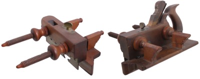 Assorted Makers: Two |id Screw Arm Plow Plane