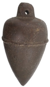 Unmarked: Massive Cast Brass "Acorn" Plumb Bob