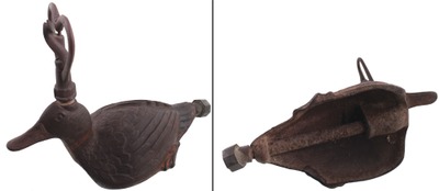 Unmarked: Cast Iron Duck Form Lawn Sprinkler