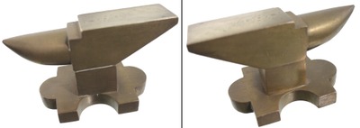 Unmarked: Extra Clean Brass Jeweler's Anvil