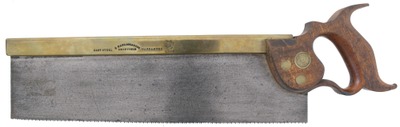 Charles Garlick & Sons, Sheffield, England: Clean & Usable 14" Tenon Saw