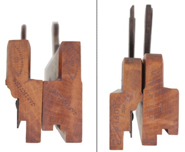 Alex. Mathieson & Sons, Glasgow & Edinburgh, Scotland: Pair Of Extra Clean T/G Molding Planes