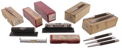 L.S. Starrett Company, Athol, Massachusetts: Six Extra Clean Orig Box Items