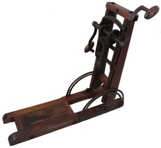 Unmarked: Early Cast Iron Boring Machine
