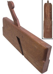 Jo. Fuller, Providence, Rhode Island: Early Yellow Birch Cock Bead Molding Plane