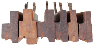C. Nurse, Walworth Road, London, England: Stepped Set Of Five Bead Molding Planes