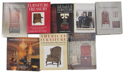 Assorted Makers: Lot Of High Quality Furniture Reference Books