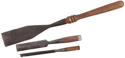 Assorted Makers: Three Clean & Usable Timber Framing Chisels
