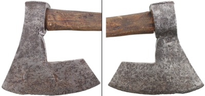 Unmarked: Early Offset Blade Hewing Axe