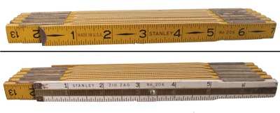 Stanley Tools, No. 206: Extension Zig Zag Folding Rule