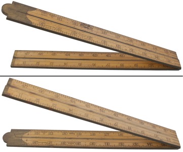 Stanley Rule & Level, No. 94: Four-Foot/Four-Fold Folding Rule