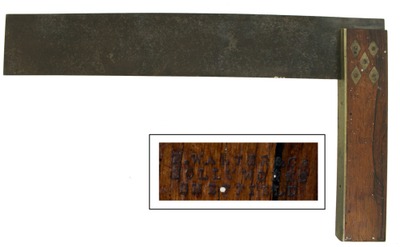 F. Walter, Solly Works, Sheffield, England: Rosewood Handle Try Square