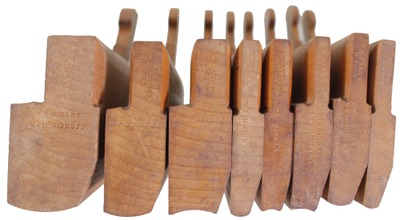 William H. Risley, East Hartford, Connecticut: Three Pairs Of H/R Molding Plane