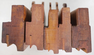 William H. Risley, East Hartford, Connecticut: Five Stepped Bead Molding Plane