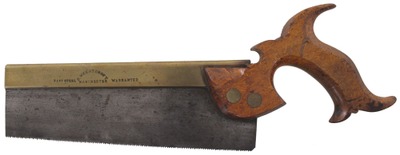 G. Wheatcroft, Manchester, England: Straight & Sharp 8 1/2" Dovtail Saw