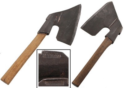 Michael Sieger, Lehigh County, Pennsylvania: Right & Left Hand "Goosewing" Axes