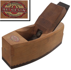 Alex. Mathieson & Son, Glasgow, Scotland: Extra Clean R'wood Sole Smooth Plane