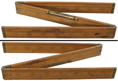Lufkin Rule Company, Saginaw, Michigan, No. 2062: Two-Foot/Three-Fold Folding Rule