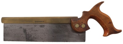 Henry Temple & Company, Sheffield, England: Straight & Sharp 10" Tenon Saw