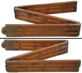 STANLEY (Unmarked), No. 58: Two Foot, Six Fold Folding Rule