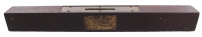 H.M. Pool, Easton, Massachusetts: Extra Early Mahogany Spirit Level