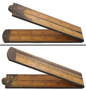 Chapin-Stephens Company, Pine Meadow, Connecticut: Rare Broad Arch Jt. Caliperding Rule