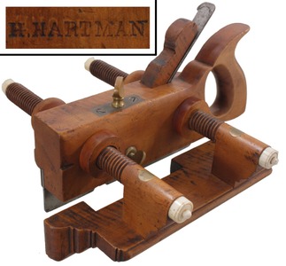 Ohio Tool Company (Unmarked), No. 105: Boxwood Ivory Tip Plow Plane