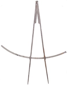 Unmarked: Massive 18th C. Form Iron Divider