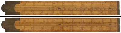 E.A. Stearns & Company, Brattleboro, Vermont, No. 7: Two-Foot, Two-Fold Folding Rule