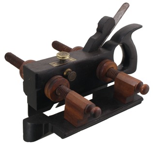 Owasco Tool Company, New York, New York: Handled Rosewood Plow Plane