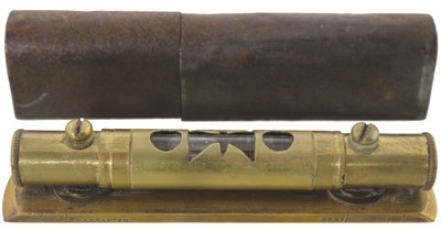 Edward Preston & Sons, Birmingham, England: Fancy Cast Brass Spirit Level