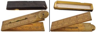 Lufkin Rule Company (England), No. 863 L: Boxwood Combination Folding Rule