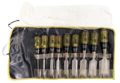 Stanley Rule & Level, No. 60: Set Of Nine Extra Clean Chisels
