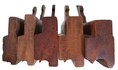 E.W. Carpenter, Lancaster, Pennsylvania: Stepped Set Of Five Boxed Bead Molding Planes