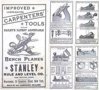 Stanley Rule & Level: Orig. Ca. 1890's Promotional Pamphlet