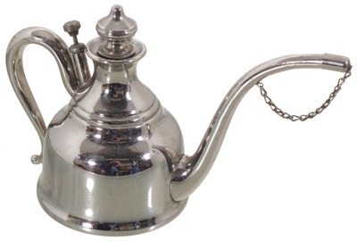 Bowman, Manning & Company, Meriden, Connecticut: Spectacular Whale Oil Lamp Filler Can