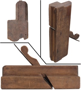 Hyde, Ezra/Norwich, Ct: Early Cove & Bevel Molding Plane