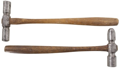 Assorted Makers: Two Artfully Crafted Machinist's Hammers