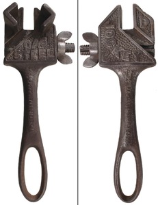 G.J. Capewell, Cheshire, Connecticut: Early Patent Carriage Wrench