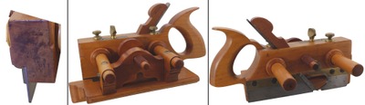 Ohio Tool Company, Columbus, Ohio, No. 110: Boxwood Centerwheel Plow Plane