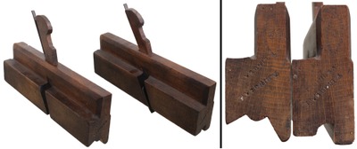 Alex. Mathieson & Sons, Glasgow & Edinburgh, Scotland: Pair Of Fenced Tbl. Joint Molding Planes