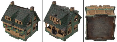 Grey Iron Casting Company, Springfield, Ohio: Rare "Bungalo" Cast Iron Still Bank