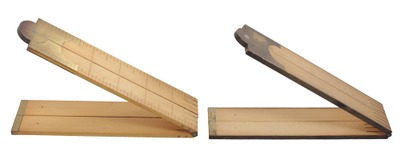 I. & D. Smallwood, Birmingham, England: Study Pair Of Unfini Shed Folding Rules