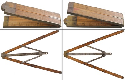 J.C. Beckwith, Mfr., Terre Haute, Indiana: Cowgill's Patent Folding Rule Attachm