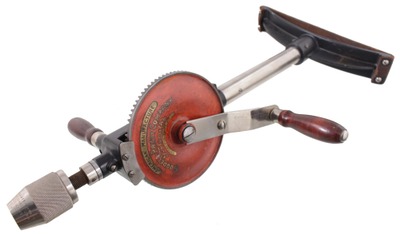 Goodell Pratt Company, Greenfield, Massachusetts, No. 677: Unus. Aluminum Body Breast Drill