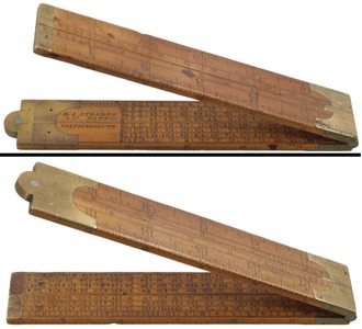 E.A. Stearns & Company, Brattleboro, Vermont, No. 24: Two-Foot, Four-Fold Folding Rule
