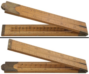 Stanley Rule & Level, No. 53 1/2: Extra Clean Early Architect's Folding Rule