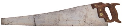Henry Disston & Sons, Philadelphia, Pennsylvania, No. D-22: Uncommon 11 Pt. Crosscut Hand Saw