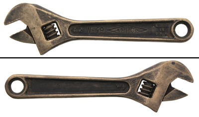 Ampco Metal, Inc., Milwaukee, Wisconsin, No. W-69: Rare 4" Beryllium "Crescent" Wrench