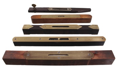 Assorted Makers: Five Exotic Wood Spirit Levels